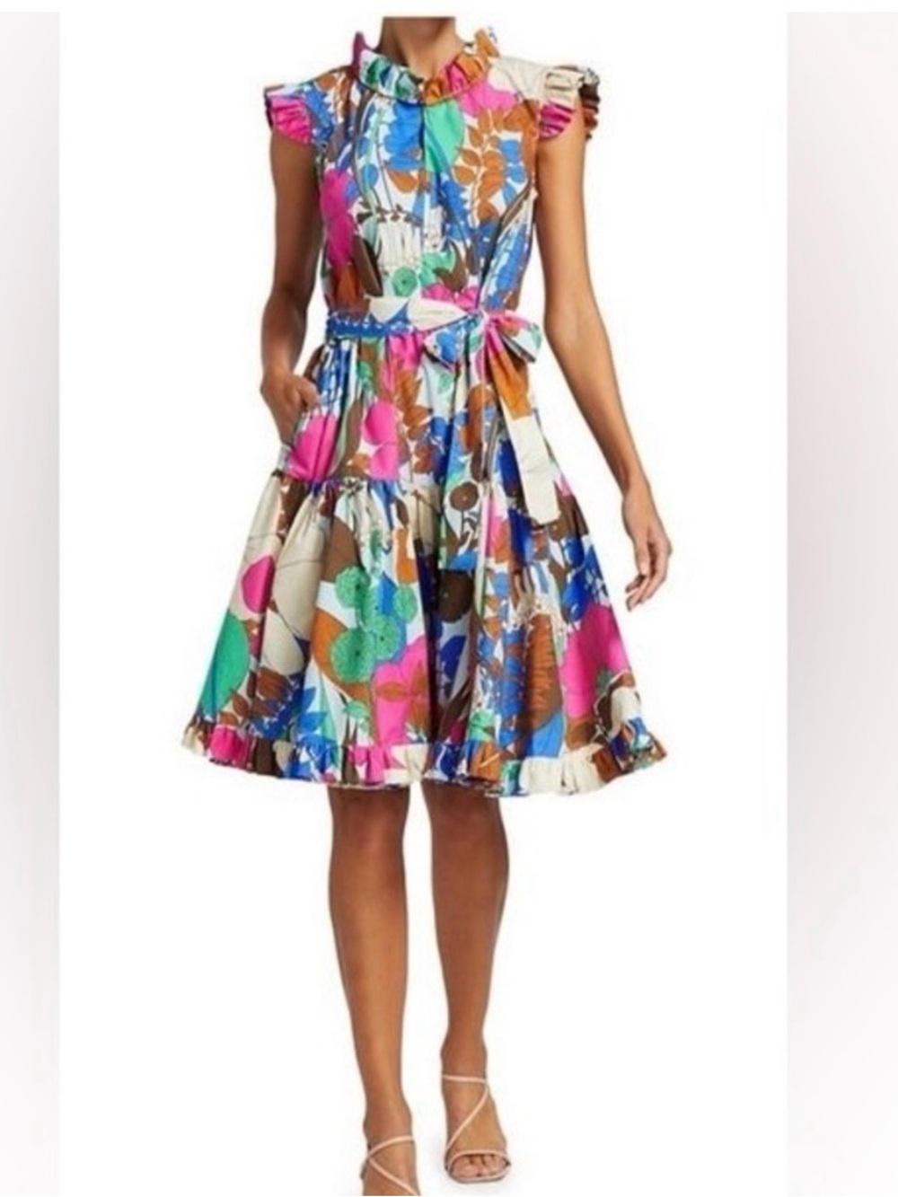 NWOT La DoubleJ Short and Sassy Floral Dress, XS